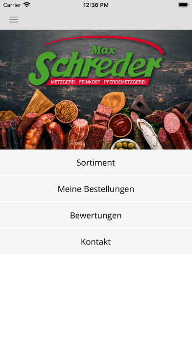Metzgerei Schreder Screenshot