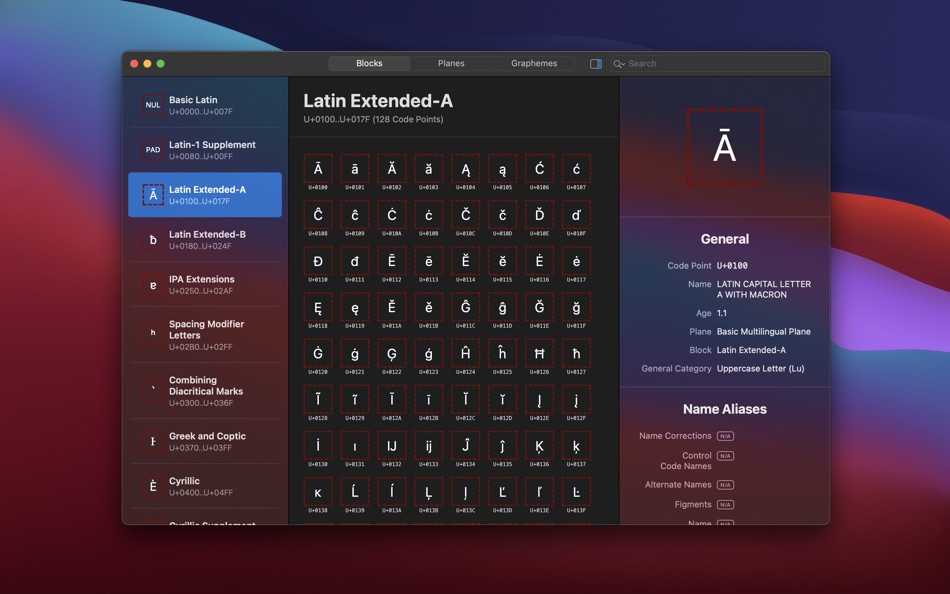 #1. Cicero: A Unicode® Tool (macOS) 作者: Yan Li
