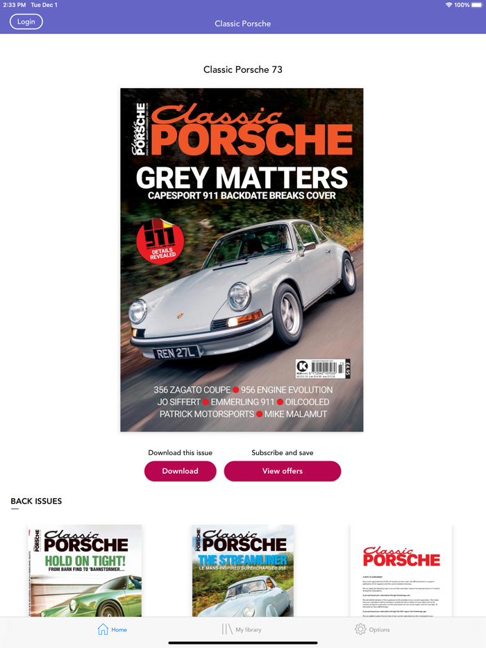 Classic Porsche Magazine