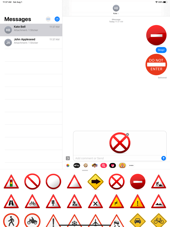 Screenshot #6 pour Crazy Traffic Signs Stickers