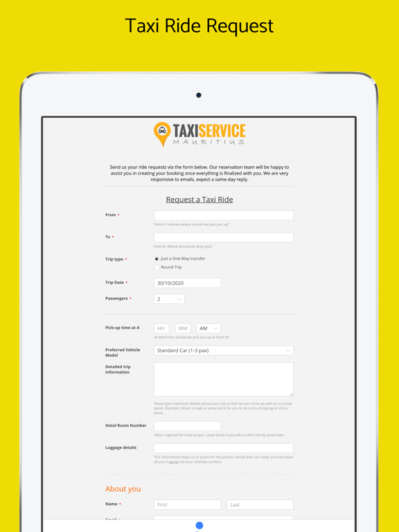 Screenshot #5 pour Taxi Service Mauritius