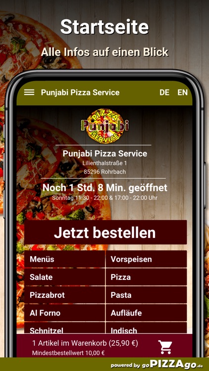 Punjabi Pizza Service Rohrbach