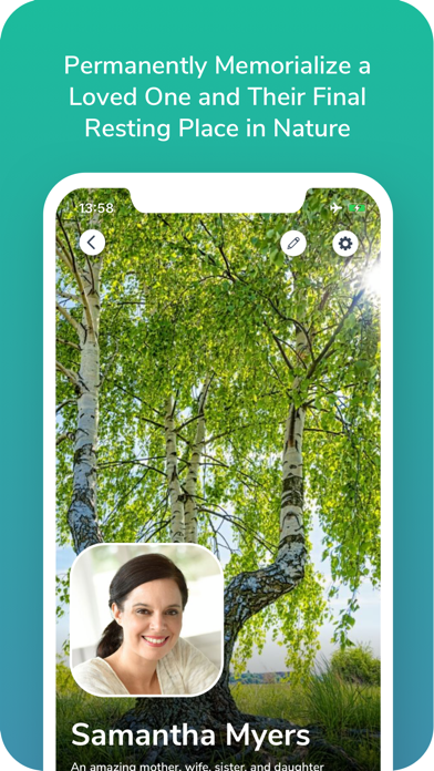 Ecorial®, Memorials in Nature Screenshot