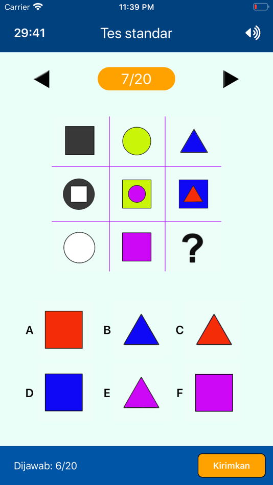 #1. Tes IQ (iOS) By: Duff & Socket AB