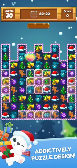 Game screenshot Pождество игра: три в ряд apk