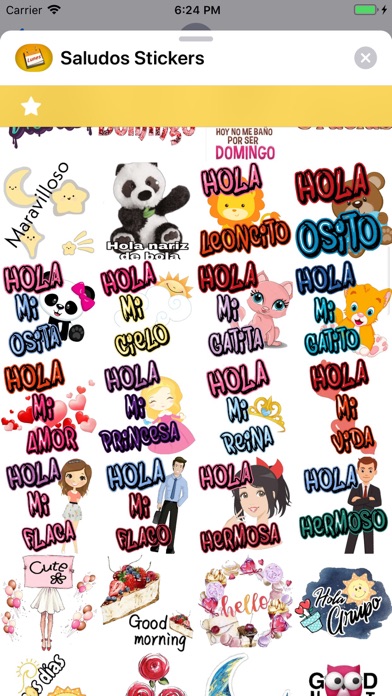 Saludos Stickers Screenshot