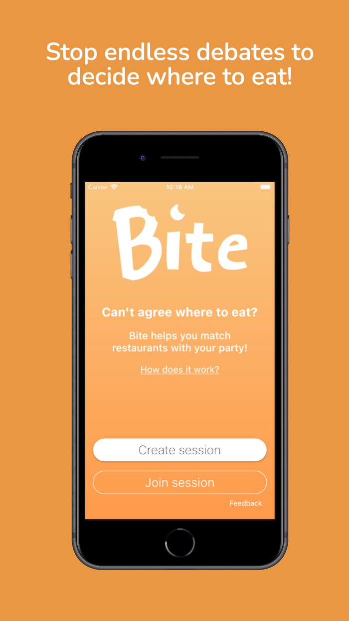 Bite - Pick Where To Eat Fast