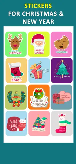 Game screenshot Christmas Stickers & New Year mod apk