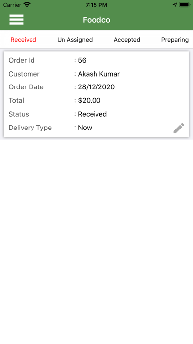 Foodco Restaurant Screenshot