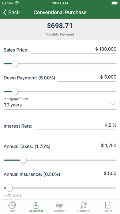 Heritage Bank Mortgage Online Screenshot