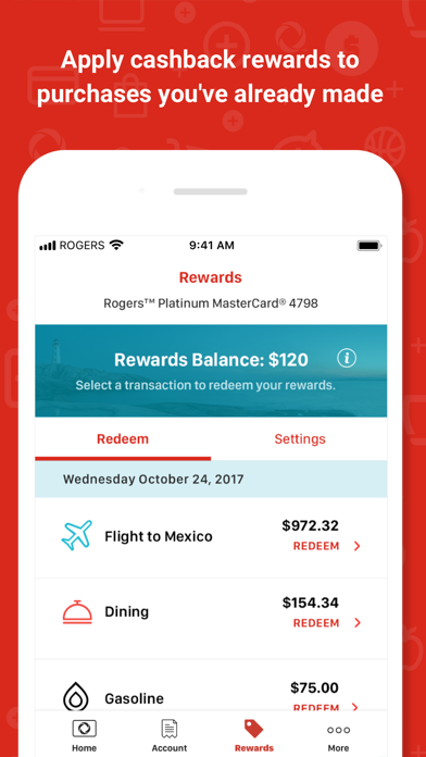 Rogers Bank Screenshot