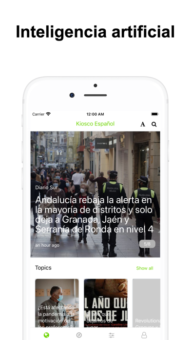 Noticias de última hora España Screenshot