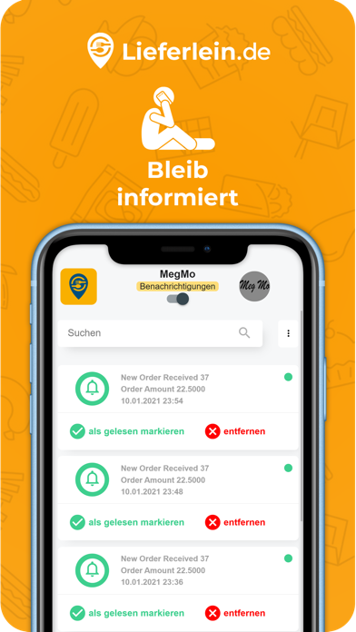 Lieferlein.de - Restaurant Screenshot
