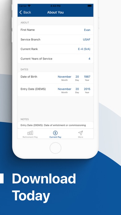 Military Money: Pay & Pension Screenshot
