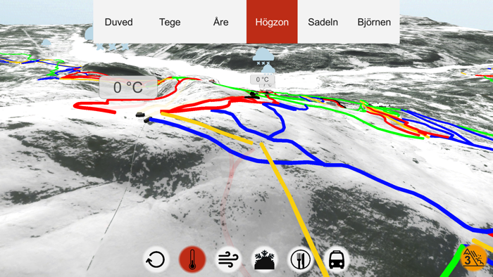 Åre 3D Piste Map