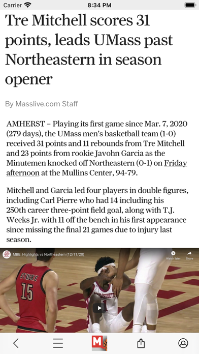 UMass Basketball News Screenshot 3 - AppWisp.com UMass Basketball News Screenshot 3 - AppWisp.com