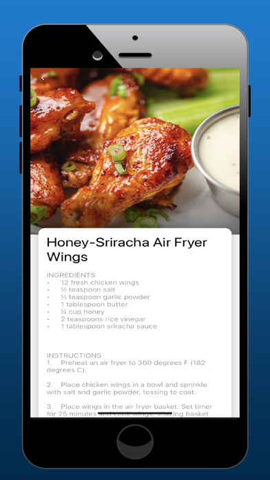 Air Fryer Recipes App Screenshot