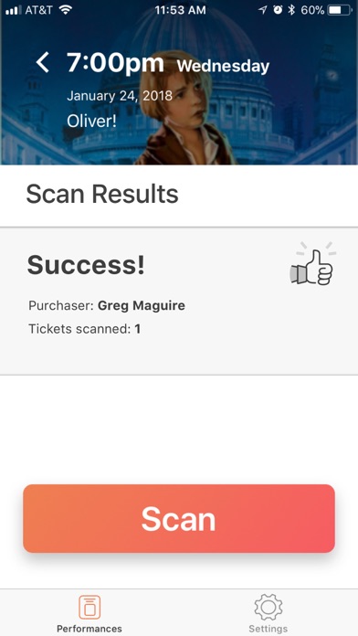 Arts People Scanner Screenshot