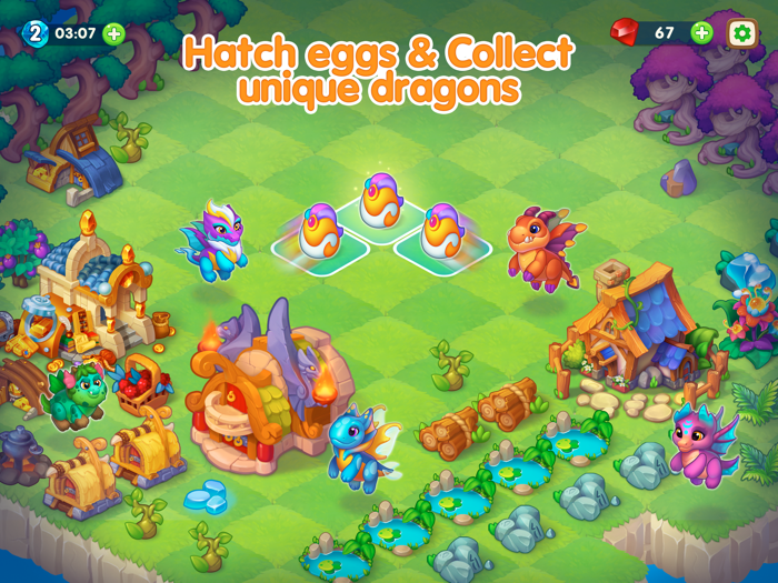 Dragon Magic - merge games