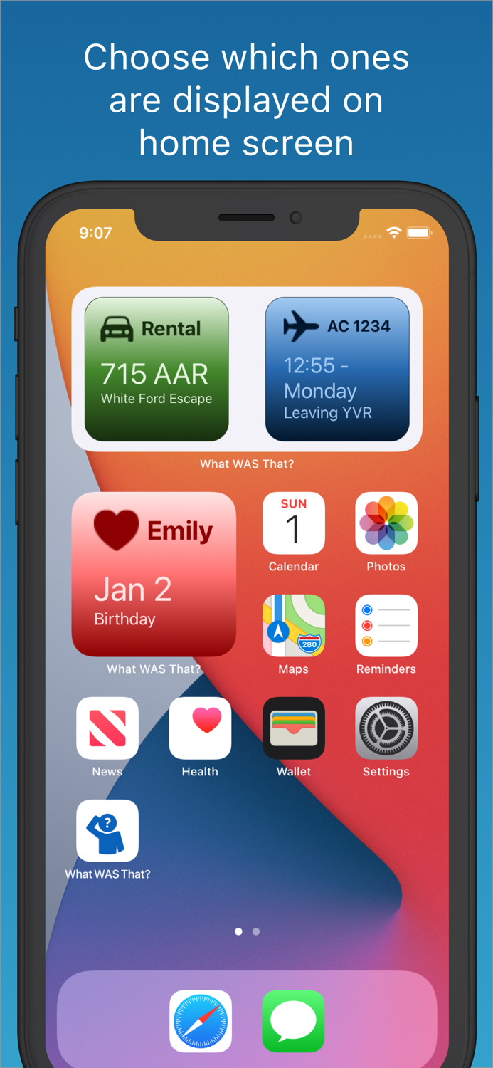 What WAS That Widget Maker