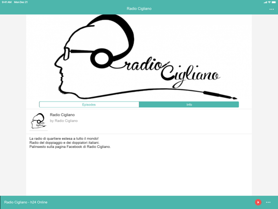 Screenshot #5 pour Radio Cigliano App