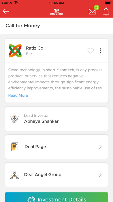 TiE India Angels Screenshot