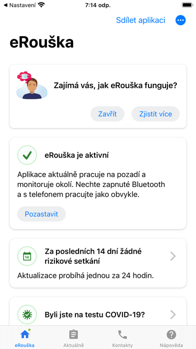 eRouška Screenshot