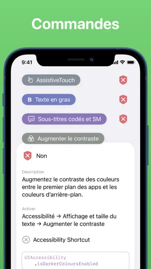 Capture d'écran de Inspecteur D’accessibilité sur iPhone 2