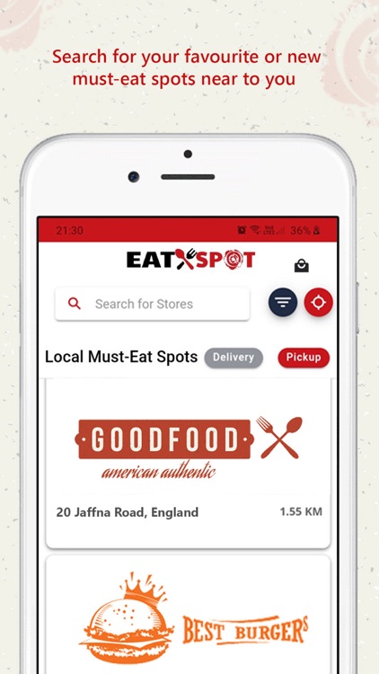 Eatspot app