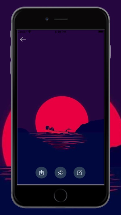 Dope HD wallpaper Photo Editor Screenshot