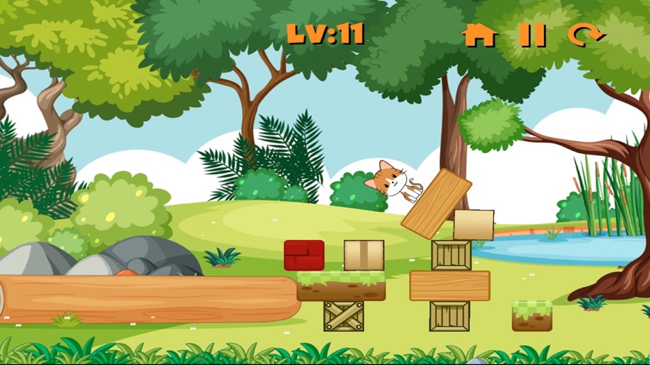 #4. Kitty Drop Cat Save (iOS) Podle: Giuseppe Calcagno