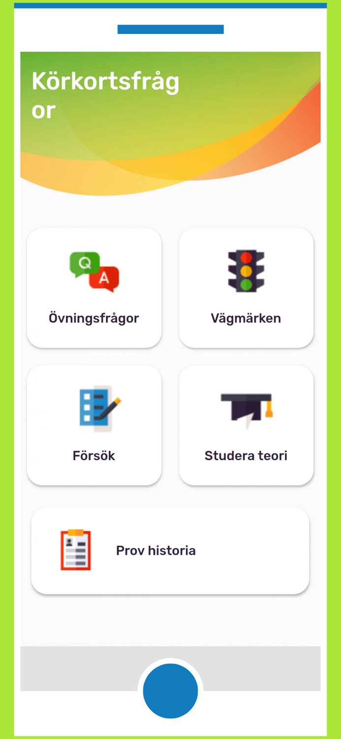 Körkortsfrågor 2021 - Körkort