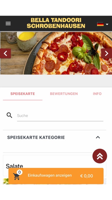 Bella Tandoori Schrobenhausen Screenshot