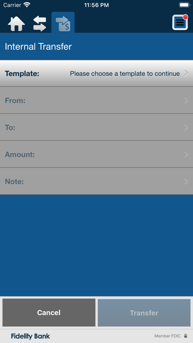 Fidelity Bank NC/VA Business Screenshot