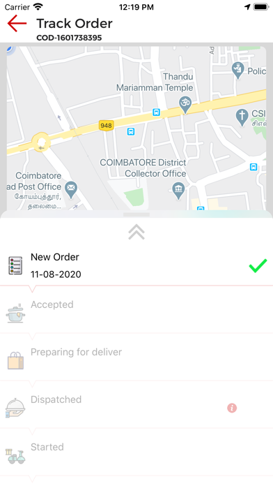 Food Pings Screenshot