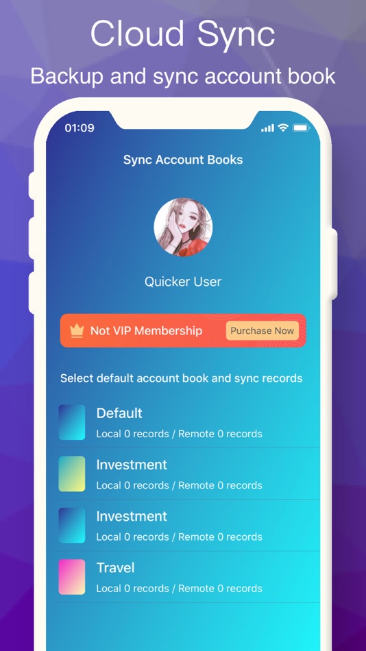 #4. Quicker, a quick account book. (iOS) 由: Hubei Kabocha Network Technology Co., Ltd.