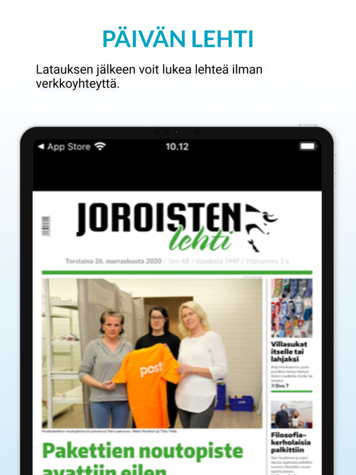 Joroisten Lehti päivän lehti