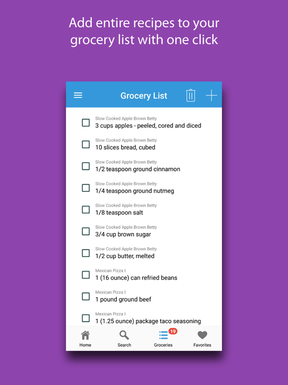 Gameday Recipes iPad screenshot 5 - Food & Drink app