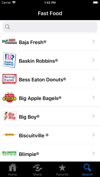 Stop & Go Fast Food Guide screenshot-3