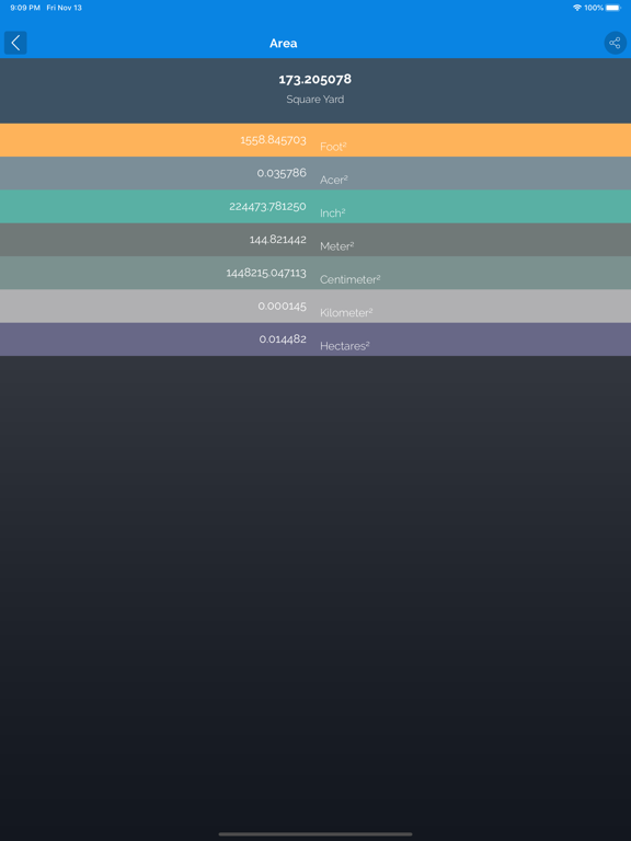 Screenshot #6 pour Calculatrice de Surface Forme