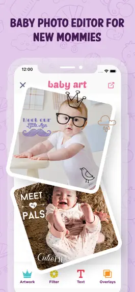 Game screenshot Baby Art-Baby Monthly Pictures mod apk
