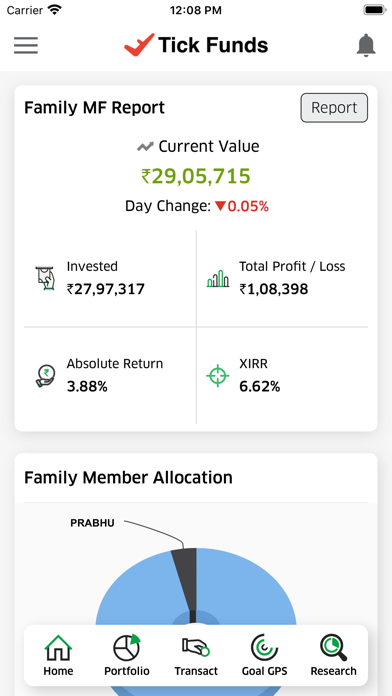 Tickfunds Screenshot