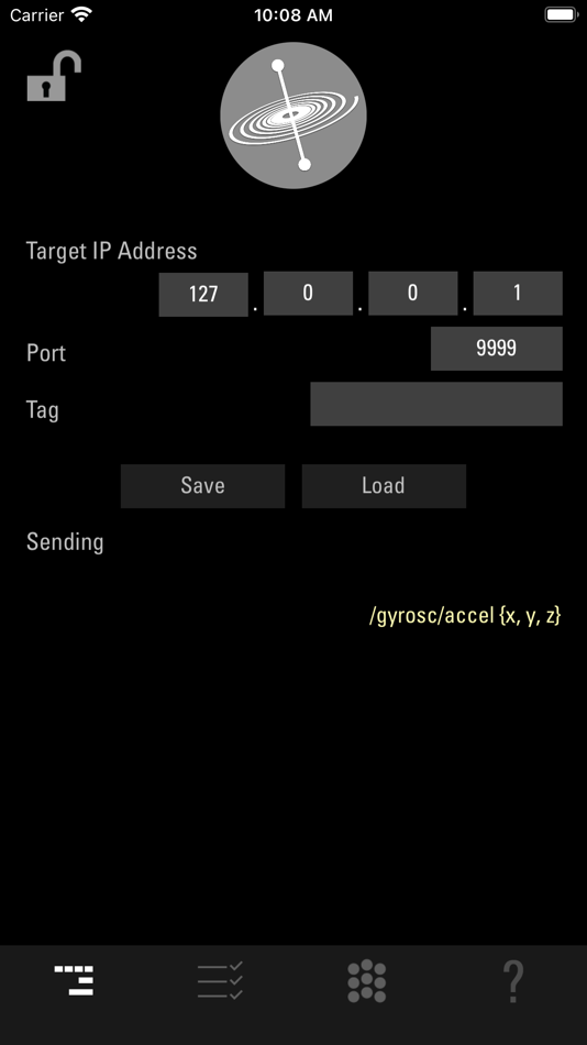 #1. GyrOSC (iOS) 게시자: Bit Shape