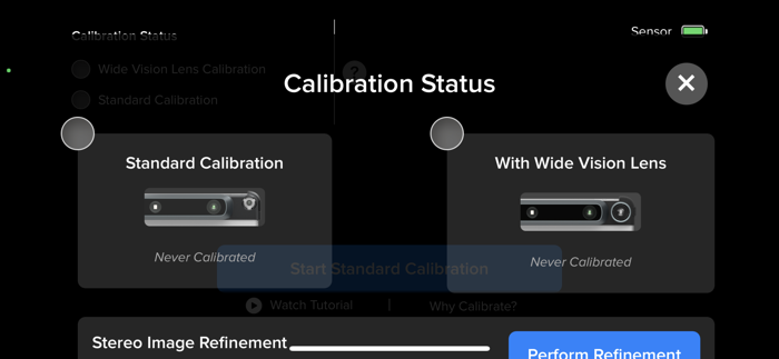 Structure Sensor Calibrator