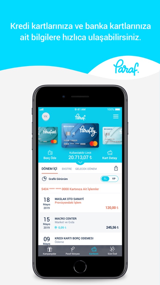 #4. Paraf Mobil (iOS) 由: Turkiye Halk Bankasi A.S.