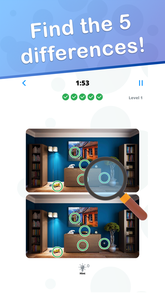 #1. Differences - Find 5 mistakes (iOS) Podle: Stefan Krauss