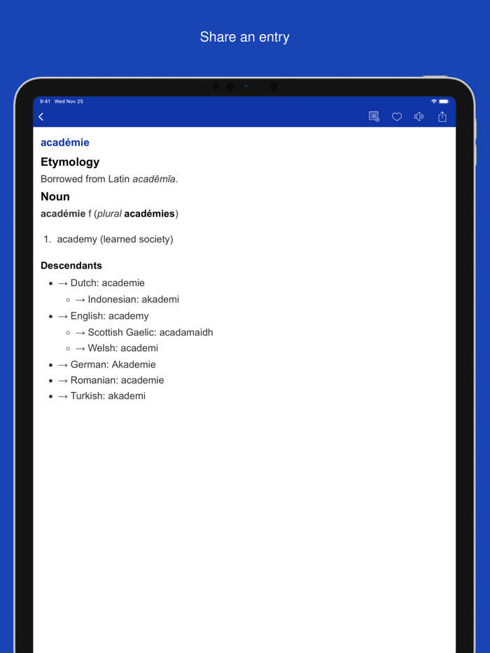 Dictionary of French Language