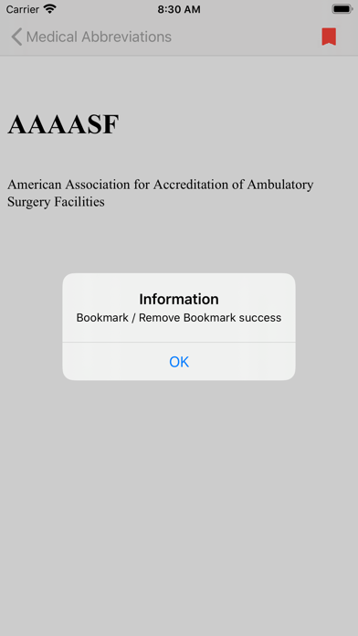 Medical Abbreviations Offline Screenshot