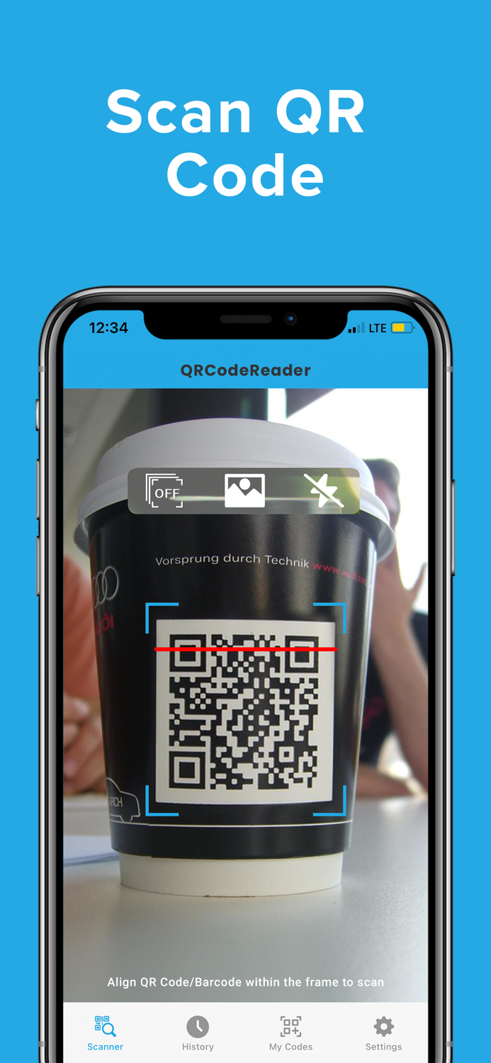 QR Code Reader For iPhone App
