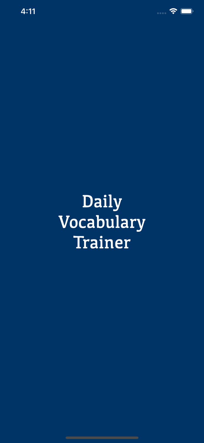 Daily Vocabulary Trainer